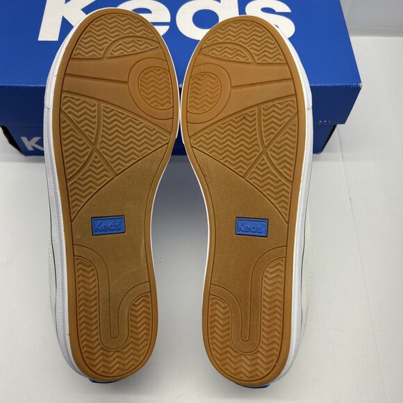 Keds Center III Canvas Lace Up White/Navy Women's Size 7M New in Box - Picture 4 of 9